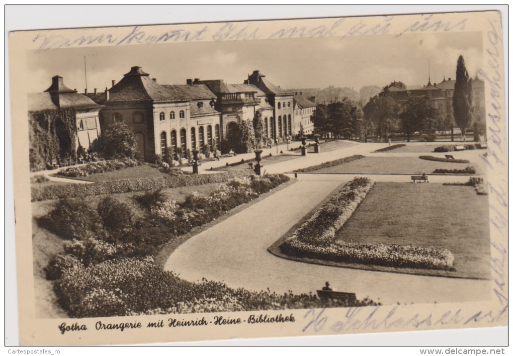 Gotha-orangerie Mit Heinrich Heine Bibliotek-used,perfect Shape - Gotha