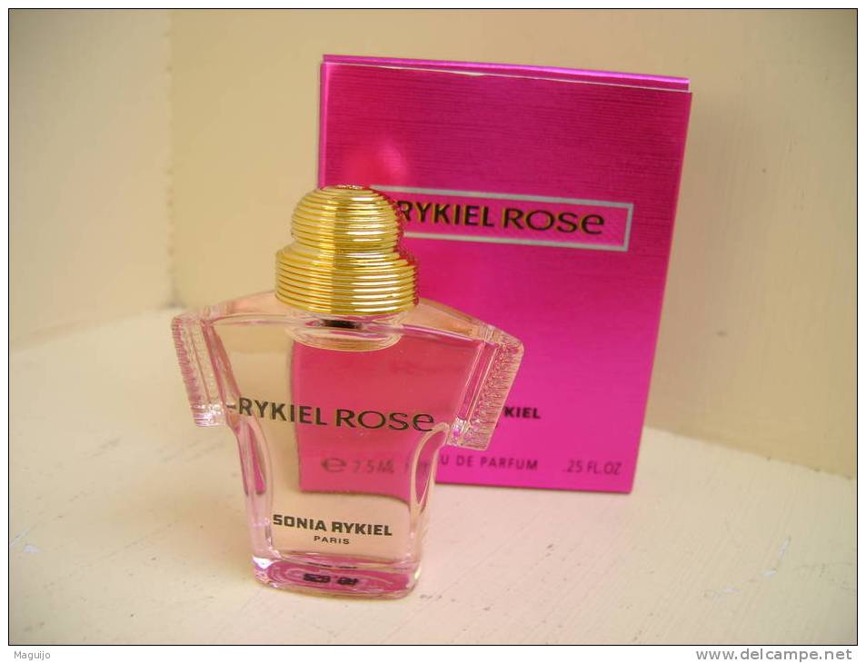 SONIA RYKIEL  MINI " RYKIEL ROSE " BC DORE EDP 7,5 ML  LIRE§§§ - Miniaturen Flesjes Dame (met Doos)