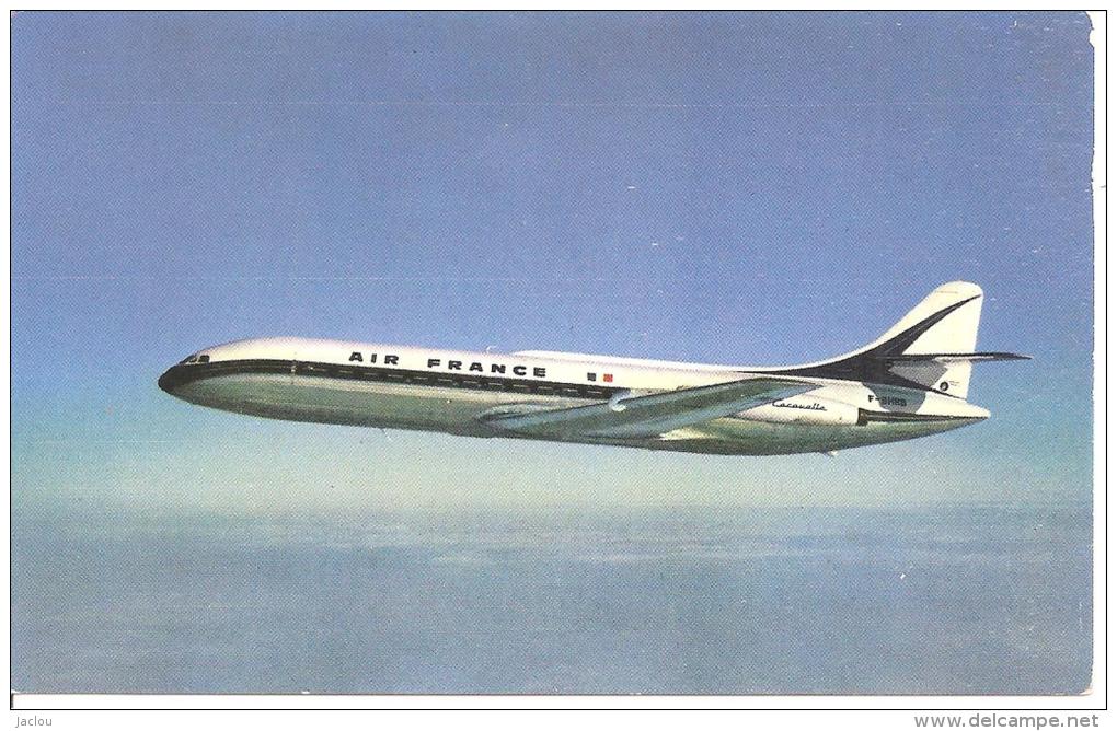 AIR FRANCE "CARAVELLE",COULEUR  REF 40200 - 1946-....: Moderne