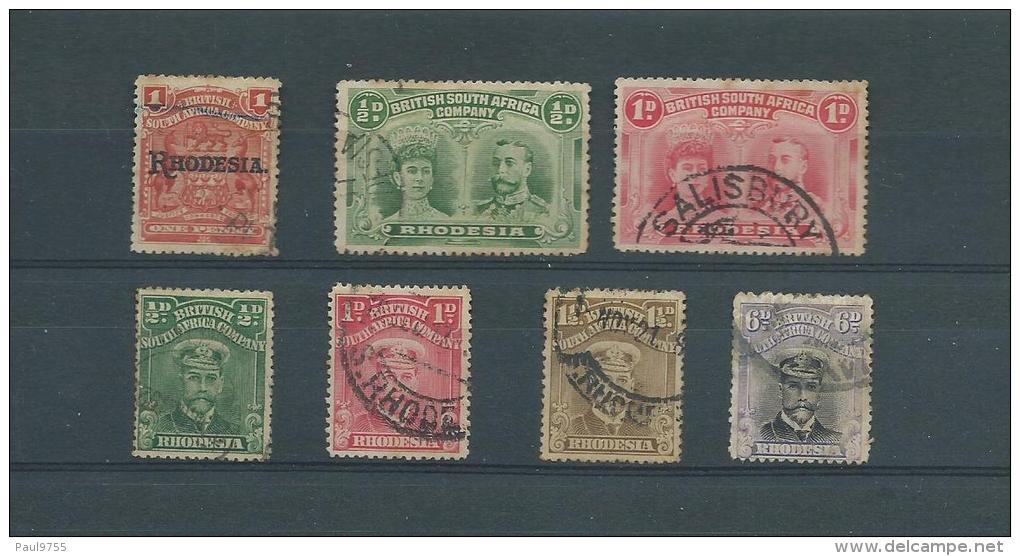 RHODESIA LOT FOND DE COLLECTION  O/USED VOIR DESCRIPTIF - Autres & Non Classés