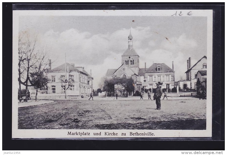 BETHENIVILLE CP ALLEMANDE CROIX ROUGE - Bétheniville