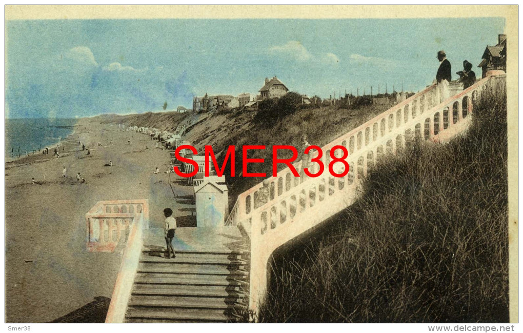 44 - Tharon - Plage - Le Grand Escalier Et La Plage - Tharon-Plage