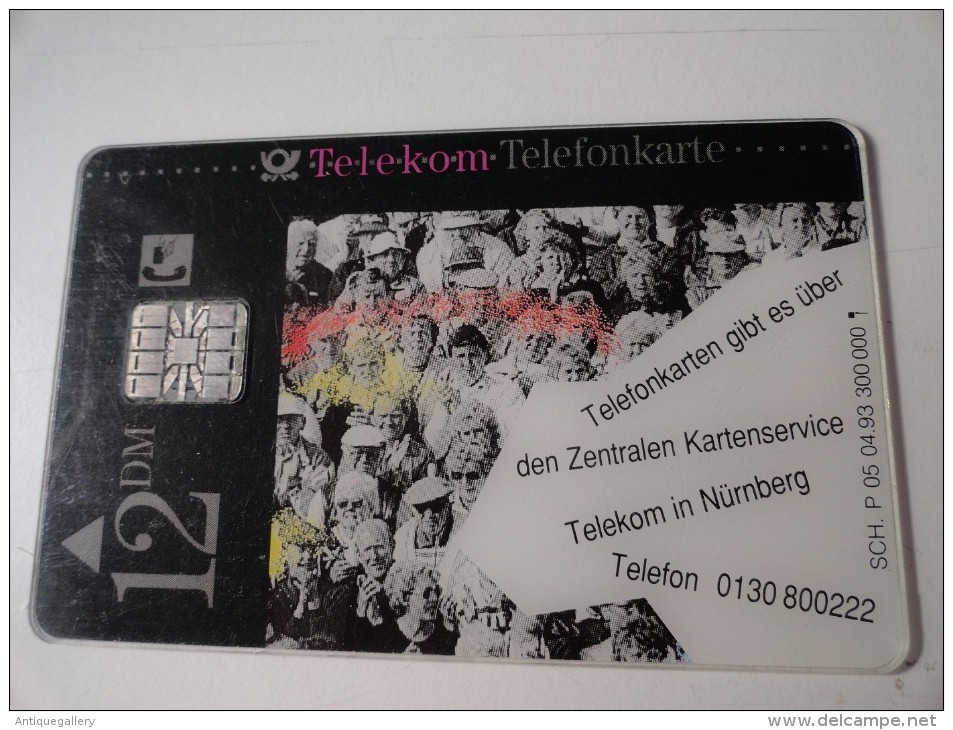 RARE :  TELECOM TELEFONKARTE 12DM  CHARGED FRANCE !! - Sonstige & Ohne Zuordnung