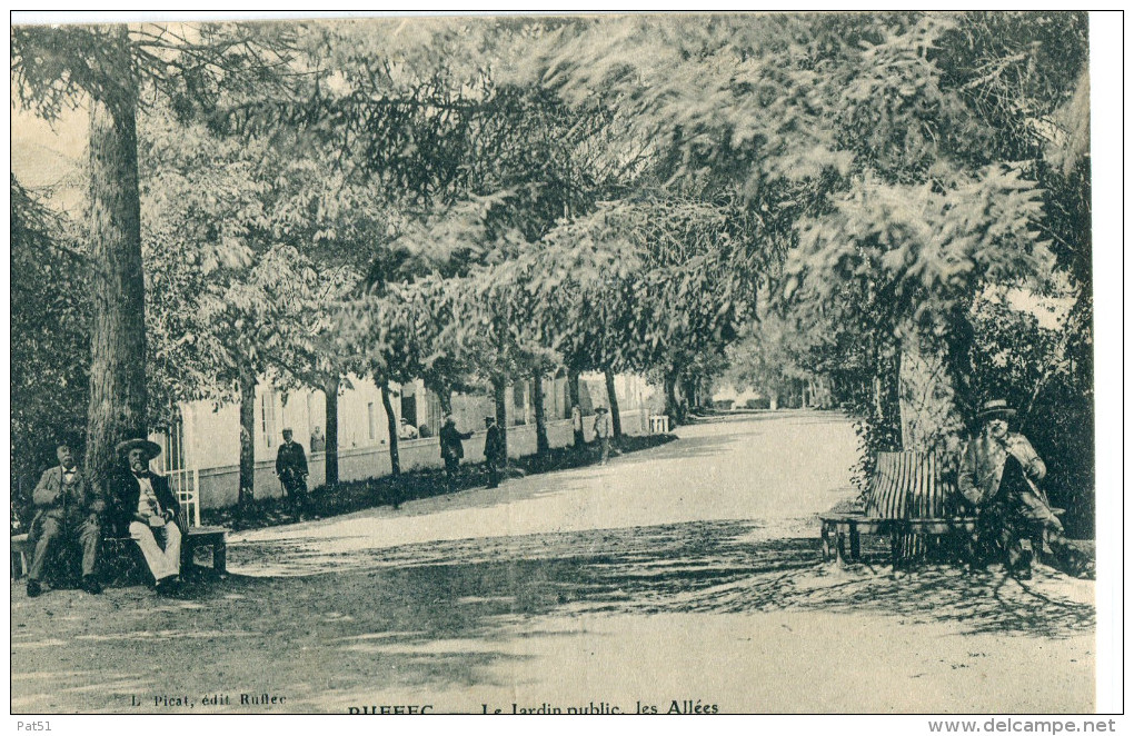 16 - Ruffec : Le Jardin Public - Les Allées - Ruffec