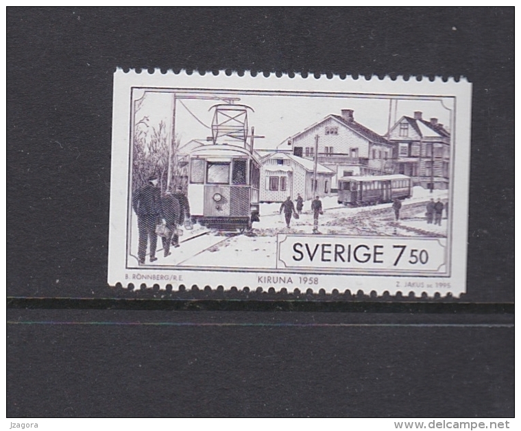 OLD TRAM STRASSENBAHN KIRUNA 1938  SWEDEN SUEDE SCHWEDEN 1995 MI 1892 MNH  Tramways Transport - Tramways