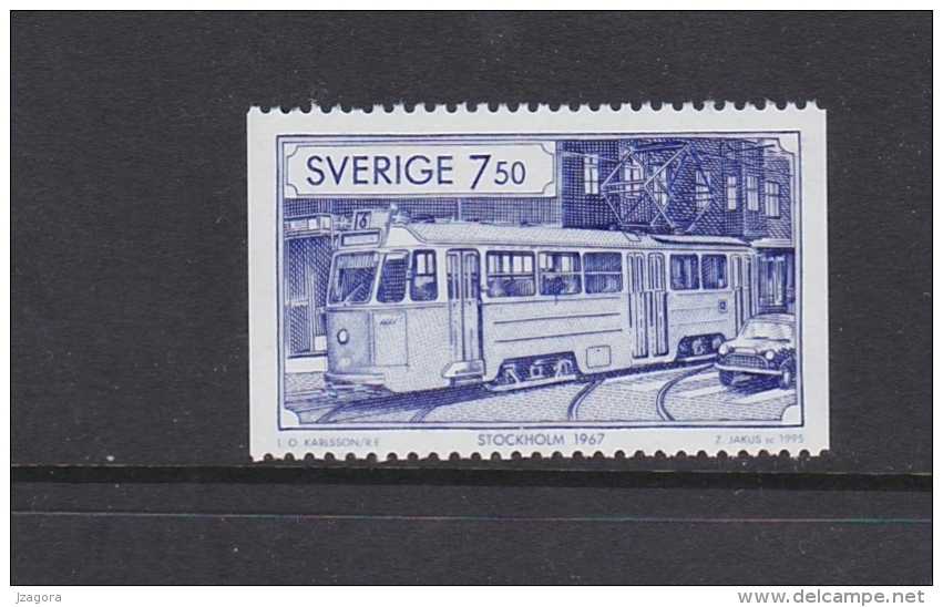 OLD TRAM ASEA/GM STRASSENBAHN STOCKHOLM 1967  SWEDEN 1995 MNH MI 1893 Tramways Transport - Tram