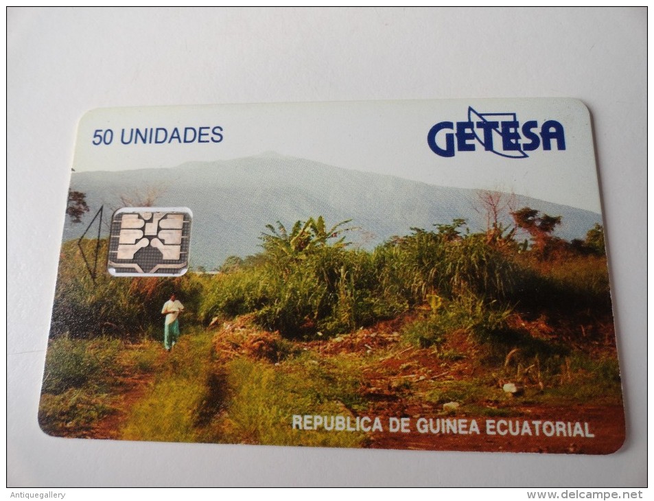 RARE : CHIP  ON 50 UNIDADES  GETESA - Equatorial Guinea