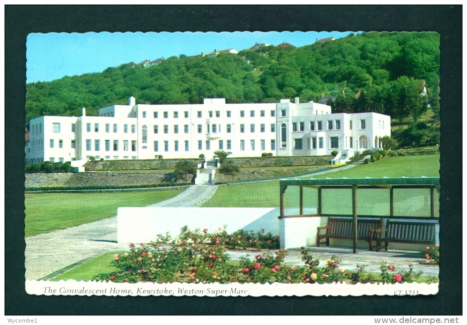 ENGLAND  -  Weston Super Mare   Kewstoke  The Convalescent Home   Unused Postcard As Scan (creasing) - Weston-Super-Mare