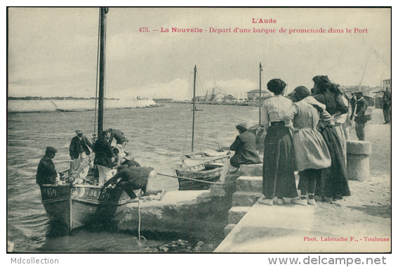 11 PORT LA NOUVELLE / Départ D'une Barque De Promenade Dans Le Port / - Port La Nouvelle