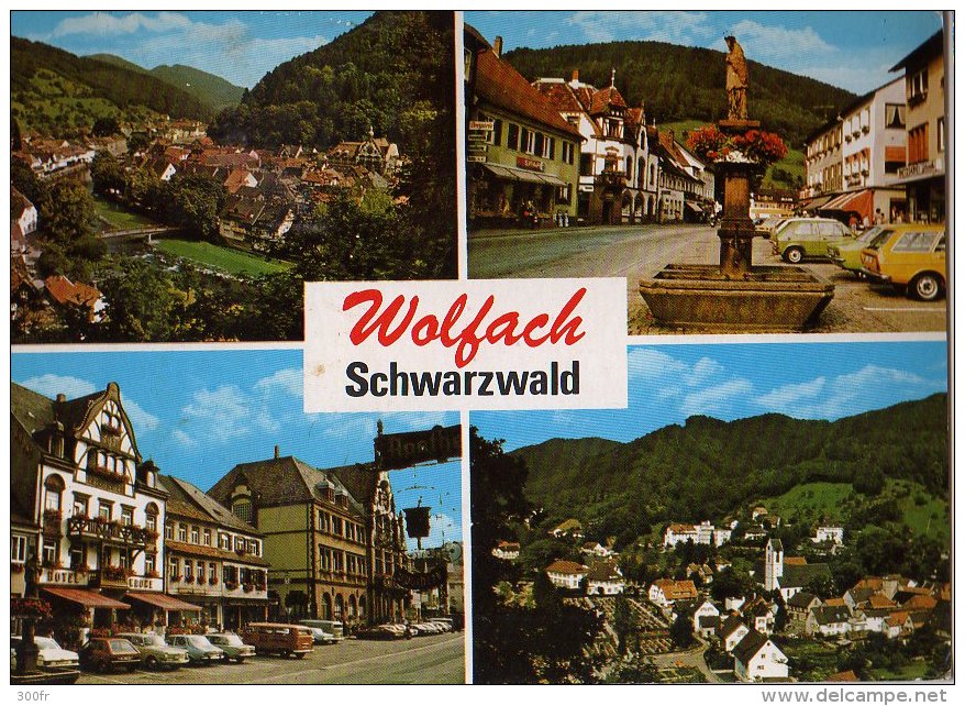 Allemagne Germany Alemania CP Wolfach SCHWARZWALD VOITURES AUTOMOVIL - Wolfach