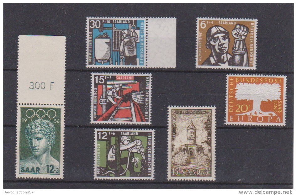 Sarre //  Lot De Timbres //  NEUFS ** - Collections, Lots & Series