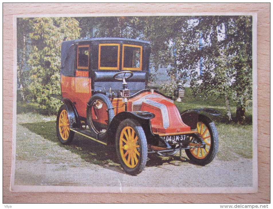 POULAIN : SERIE 5 - CONNAISSANCE DE L'AUTOMOBILE : IMAGE N° 11 : RENAULT "TAXI DE LA MARNE" - 1912 - Poulain