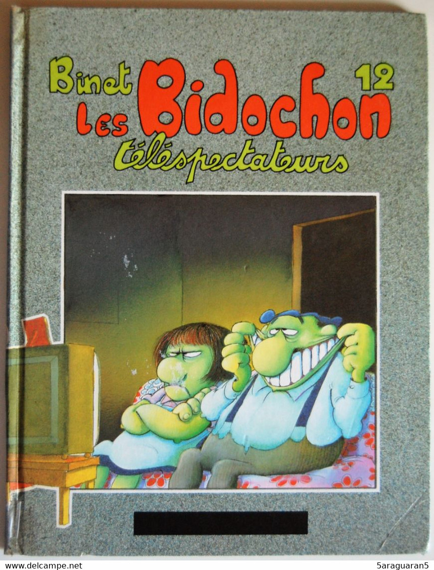 BD LES BIDOCHON - 12 - Les Bidochon Téléspectateurs - Rééd. 1993 - Bidochon, Les