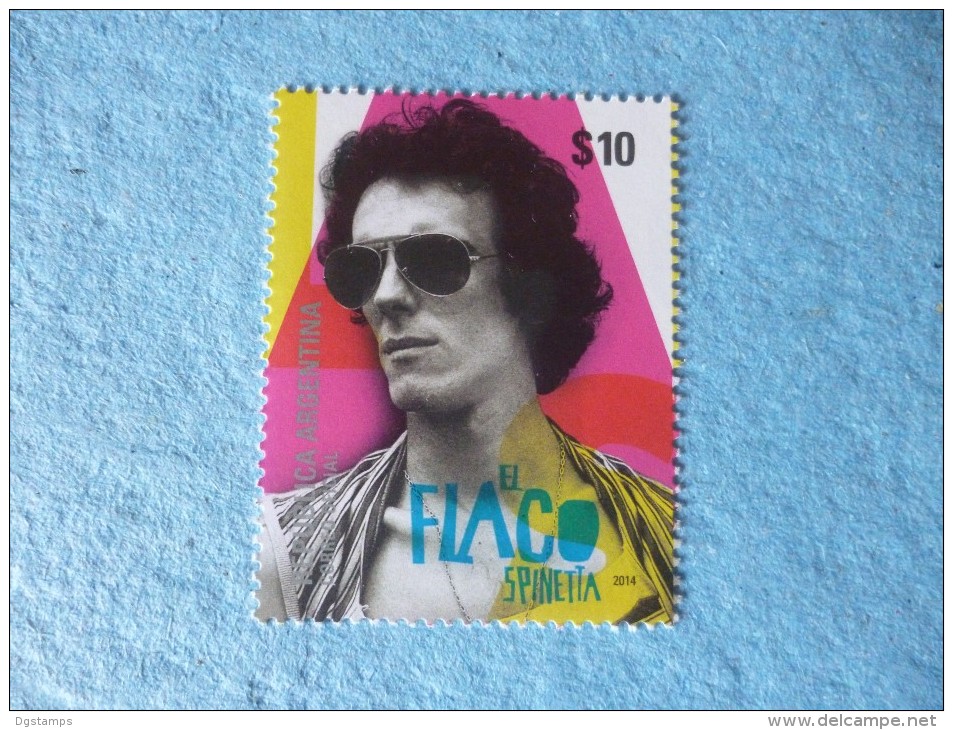 Argentina 2014 ** El "Flaco" Spinetta. Música. Rock. See Description. - Unused Stamps