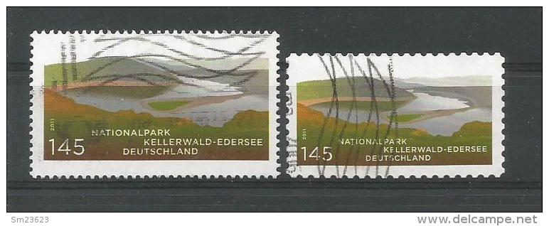 BRD 2011  Mi.Nr. 2841 + 2863 , Nationalpark Kellerwald-Edersee - Gestempelt / Used / (o) - Gebraucht