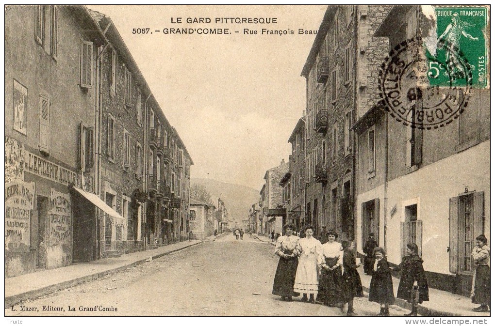 LA GRAND-COMBE RUE FRANCOIS BEAU ANIMEE EPICERIE MODERNE - La Grand-Combe