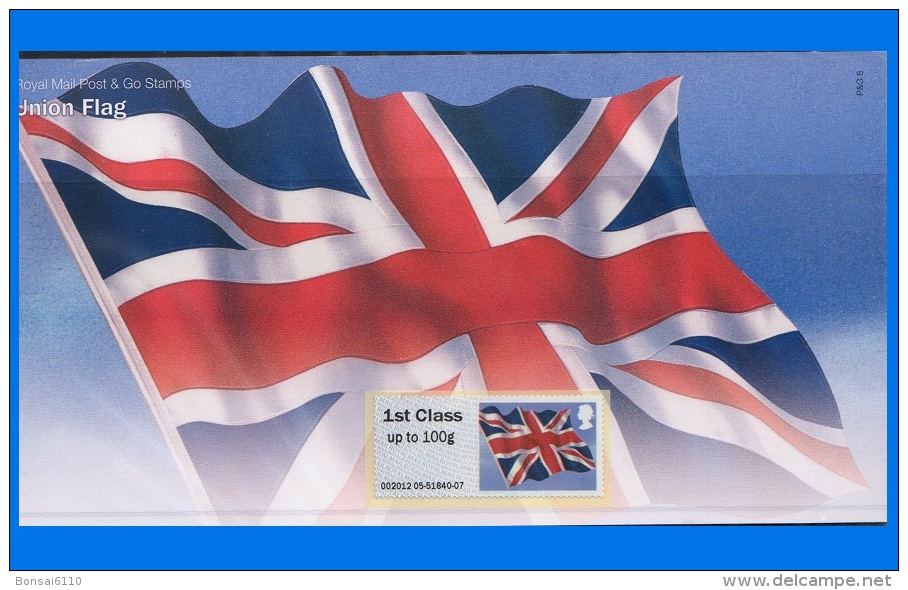 GB 2012-0019, Union Flag, Single Stamp MNH - Neufs