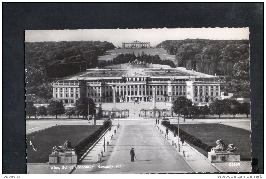 F2352 Wien, Schloss Schonbrunn - Gesamtansicht - Castle, Chateau, Castello  - Old Small Card - Château De Schönbrunn