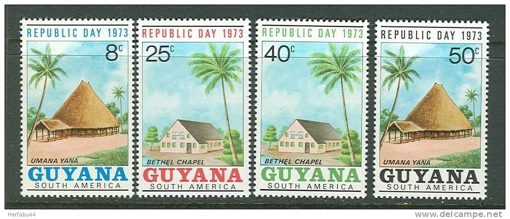 Guyana     Republic Day   Set SC# 172-75 MNH** - Guyana (1966-...)