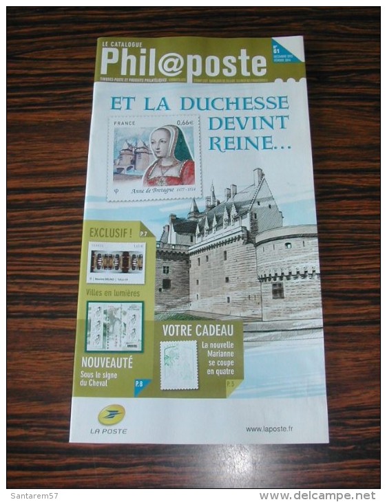 Catalogue Timbres N° 61 Philaposte Et La Duchesse Devint Reine Décembre 13 à Février 2014 - Français