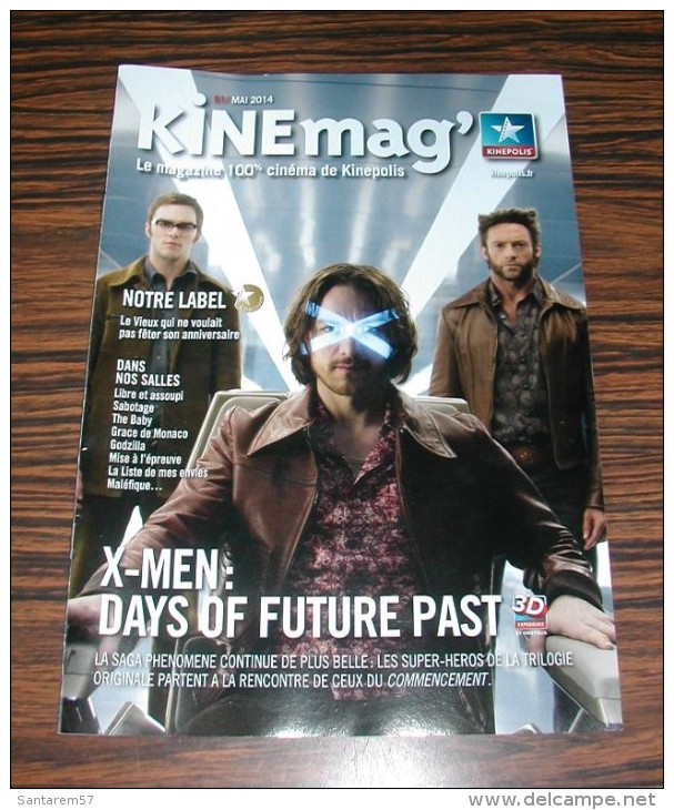 Magasine Magazine Cinéma KINEMAG Programmation Mai 2014 N° 61 X-MEN - Magazines