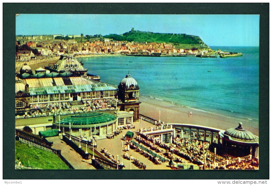 ENGLAND  -  Scarborough  The Spa And South Bay  Used Postcard As Scans - Scarborough