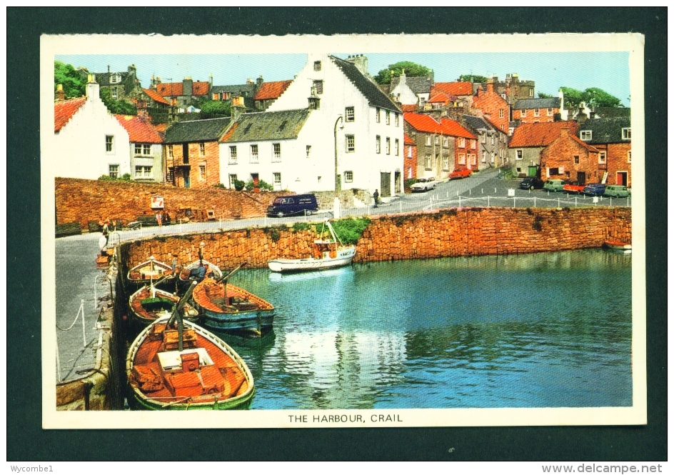 SCOTLAND  -  Crail  The Harbour  Used Postcard As Scans - Fife