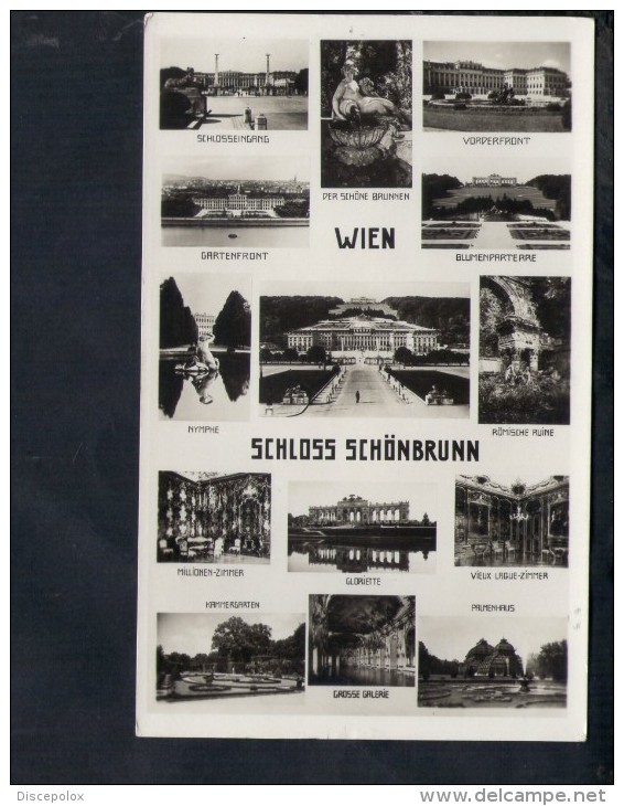F2399 Wien - Schloss Schonbrunn - Views, Vue - Ed. A.G. Wien - Old Small Card - Schloss Schönbrunn