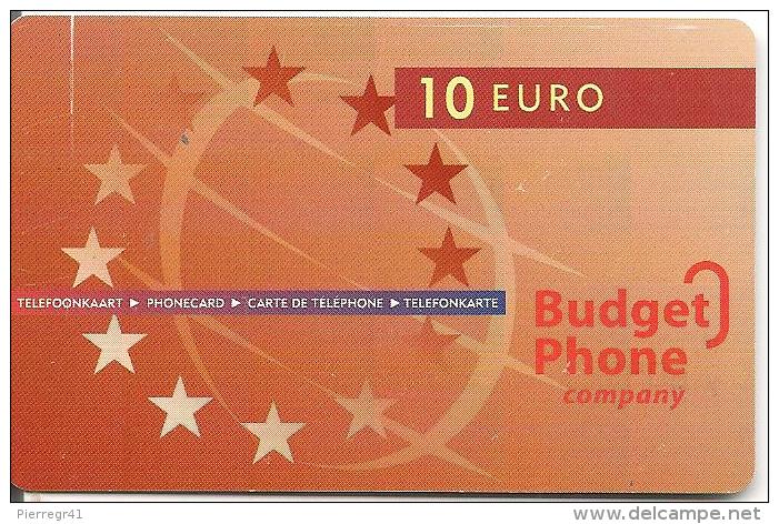 CARTE-PREPAYEE-NL-10€-BUDGET PHONE-TBE - Cartes GSM, Prépayées Et Recharges