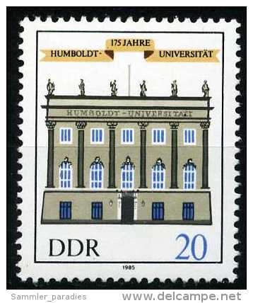 A07-09-2) DDR - Michel 2980 - ** Postfrisch - 20Pf Humboldt-Universität - Nuovi