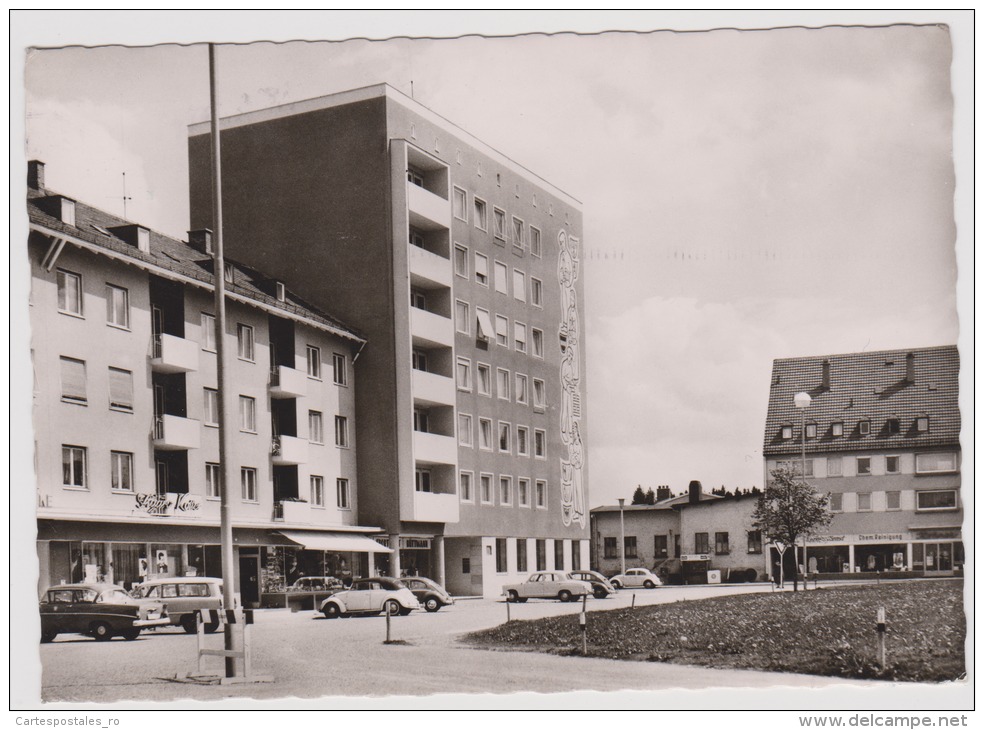 Kaufbeuren-neugablonz-marktplatz Mit Postgebaude-used,perfect Shape - Kaufbeuren