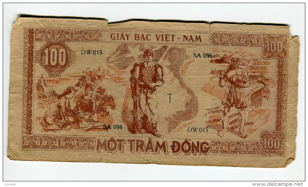 100  DONG BILLET DE GUERRE TB18 - Vietnam