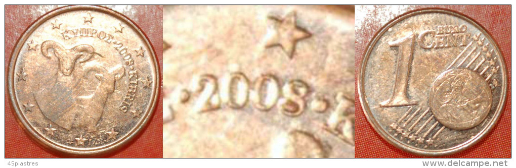 * FLAW SCARCE FINLAND ★ CYPRUS ★1 CENT 2008! LOW START  &#9733; NO RESERVE! - Errors And Oddities