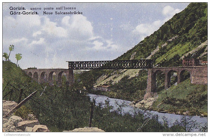 3-3505- Gorizia Nuovo Ponte Sull´Isonzo - Gorz Neue Salcanobrucke  - F.p. Non Viaggiata - Gorizia