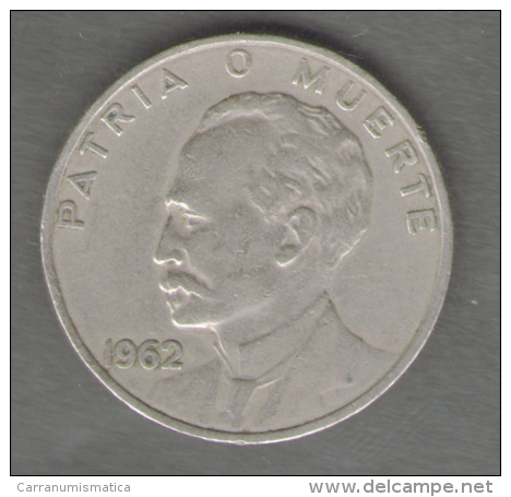 CUBA 20 CENTAVOS 1962 - Cuba