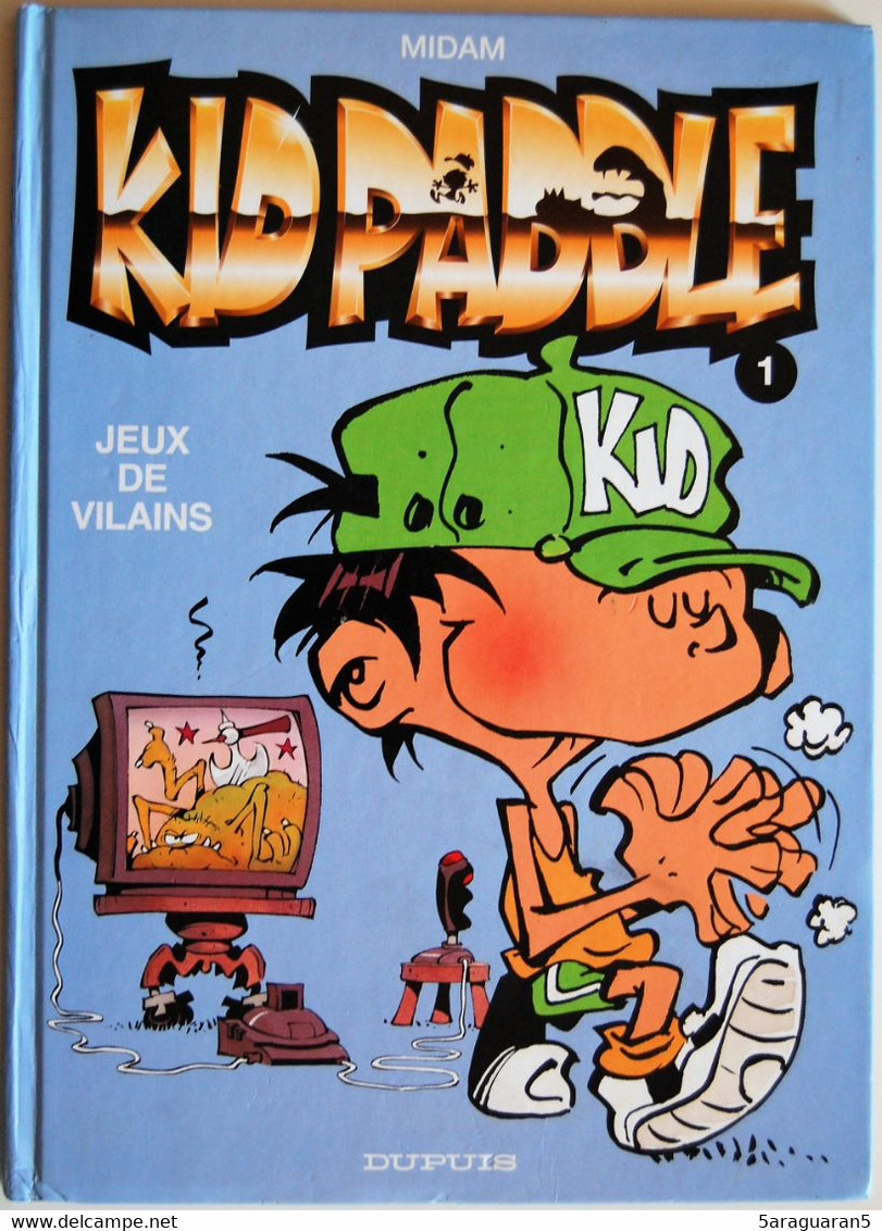 BD KID PADDLE - 1 - Jeux De Vilains - Rééd. 2003 - Kid Paddle