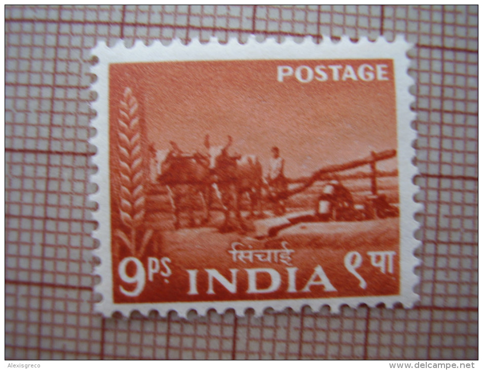 INDIA 1955 FIVE YEAR PLAN  Issue ELEVEN Values  To 14 Annas In  SINGLES MINT With Hinge Remnants. - Unused Stamps