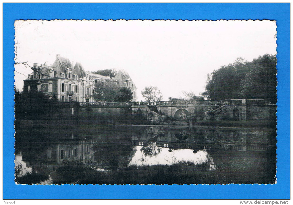 CPSM-Mazières En Gâtine- L'étang Et Le Château Du Petit Chêne- 79 Deux Sèvres - Mazieres En Gatine