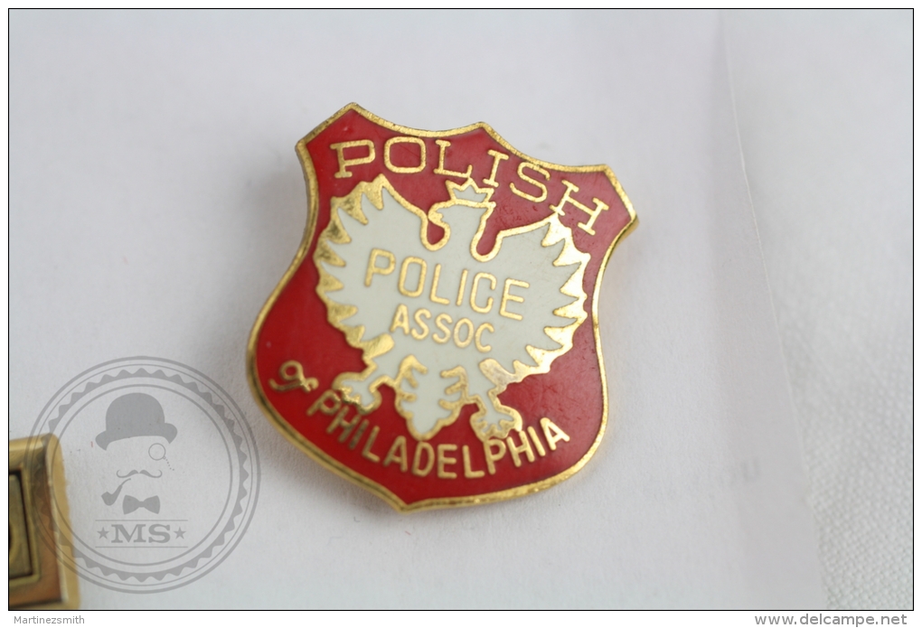 Polish Police Association Of Philadelphia - Pin Badge #PLS - Policia