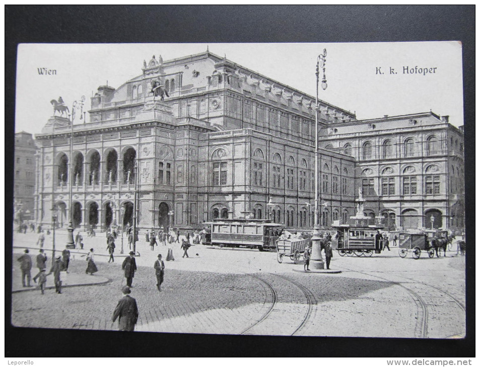 AK WIEN Ca.1915 Strassenbahn ///  U4872 - Wien Mitte