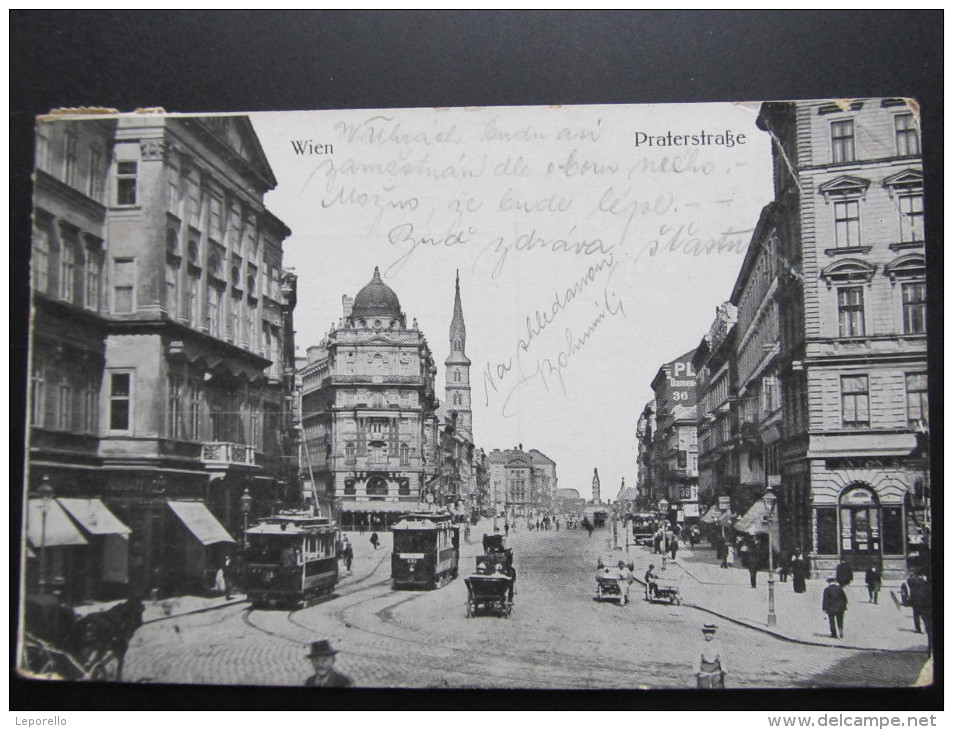 AK WIEN Ca.1915 Strassenbahn ///  U4862 - Wien Mitte