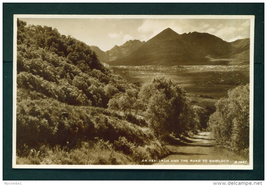 SCOTLAND  -  An Teallach And The Road To Gairloch  Unused Postcard As Scan - Ross & Cromarty