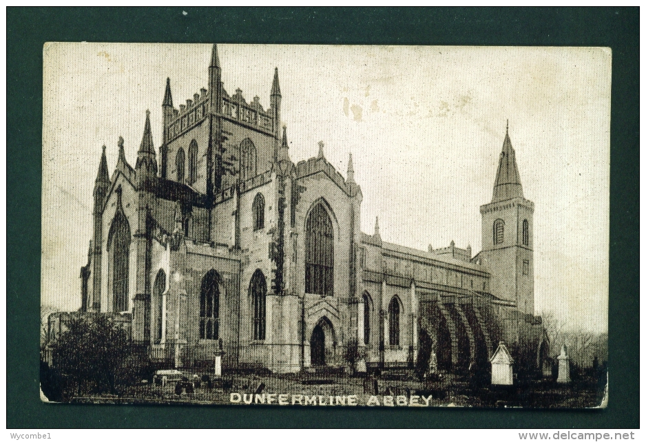 SCOTLAND  -  Dunfermline Abbey  Unused Postcard As Scan - Fife