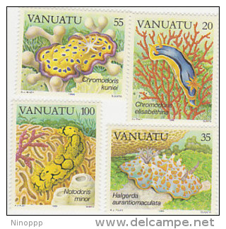 Vanuatu 1985 Sea Slugs 406-409 MNH - Vanuatu (1980-...)