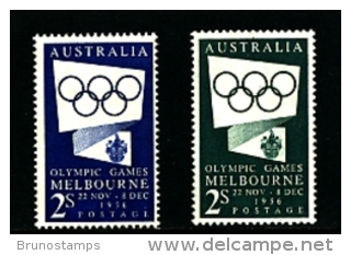 AUSTRALIA - 1954  OLYMPIC GAMES   SET  MINT NH - Neufs