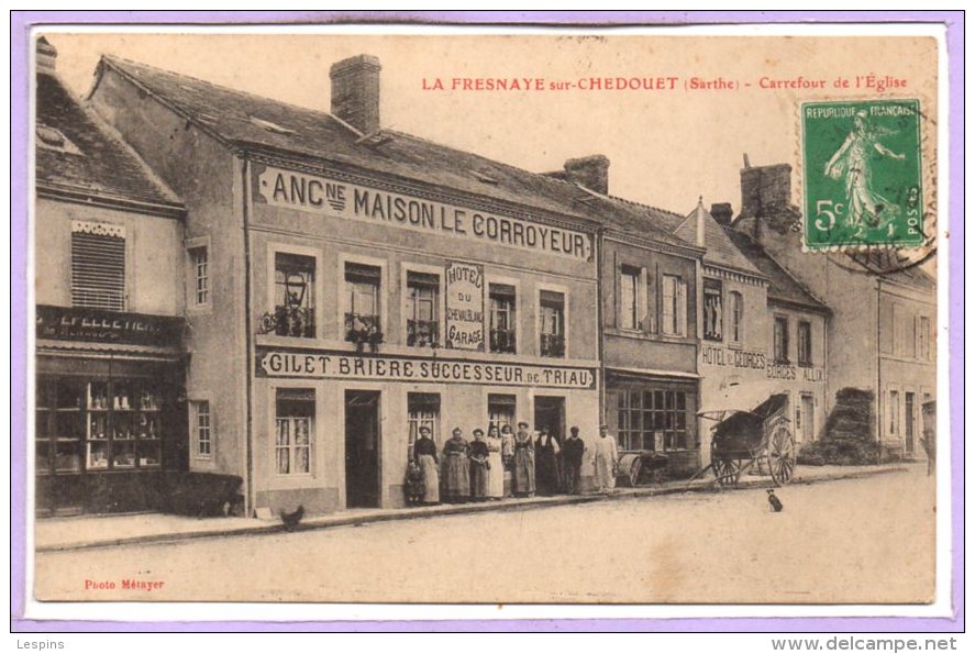 72 - La FRESNAYE Sur CHEDOUET -- Carrefour De L'Eglise - La Fresnaye Sur Chédouet