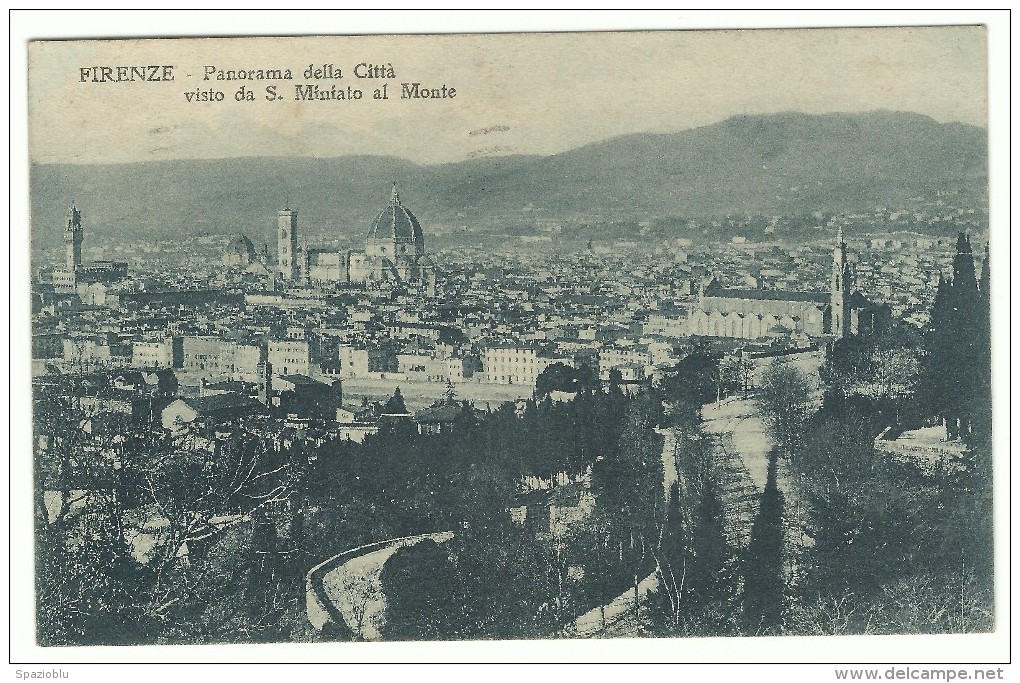 1930, Firenze - " Panorama Della Città Visto Da S. Miniato Al Monte " - Firenze (Florence)