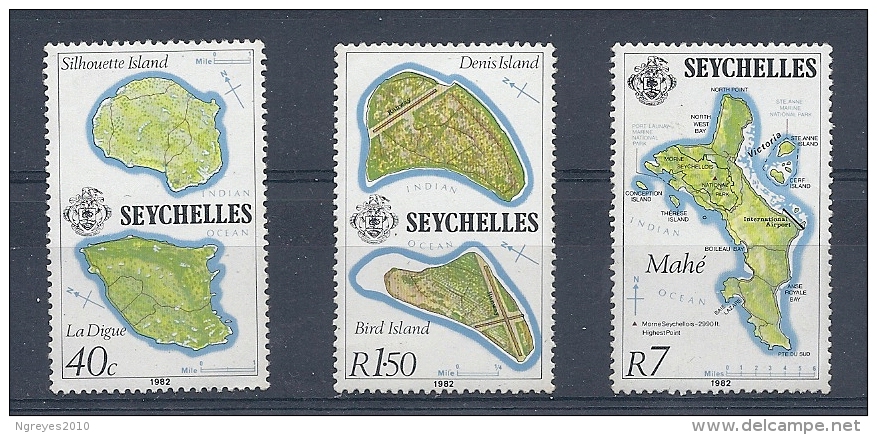140016283  SEYCHELLES YVERT  Nº  408/409/501  **/MNH - Seychelles (...-1976)