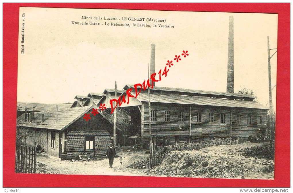 Mayenne - LE GENEST - Mines (d´or) De La Lucette - Nouvelle Usine ..... - Le Genest Saint Isle