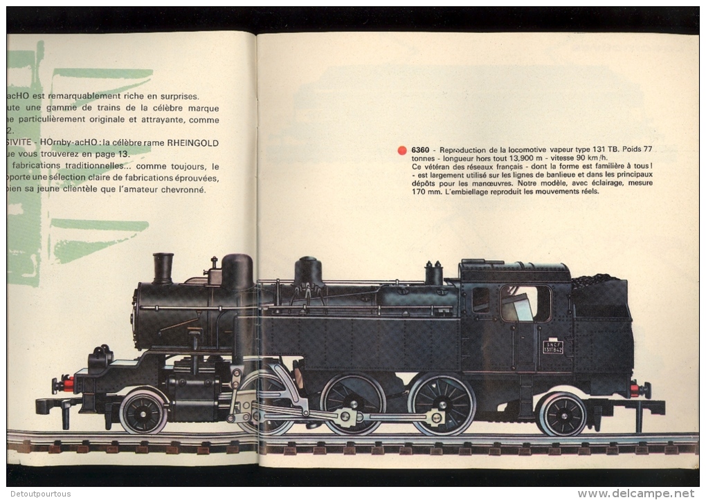 Catalogue HORNBY ACHO MECCANO TRIANG France 1964 HO Scale Miniature Train Railways   ZUG ModellBahn - Autres & Non Classés